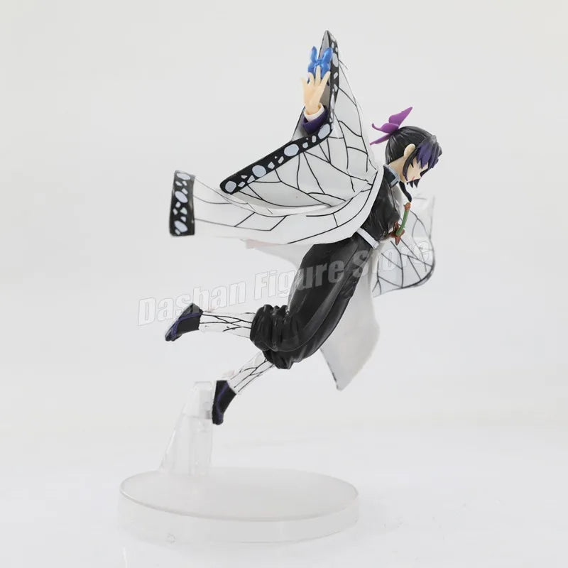 Gk Demon Slayer Action Figure Kochou Shinobu Figurine PVC 21cm Collection Anime Kimetsu No Yaiba Ornaments Model Toys for Gifts