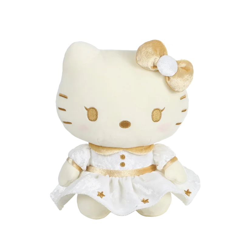Sanrio Kawaii Kuromi Melody Pochacco Cinnamoroll Hello Kitty Plush Toy Stuffed Doll Birthday Presents For Children