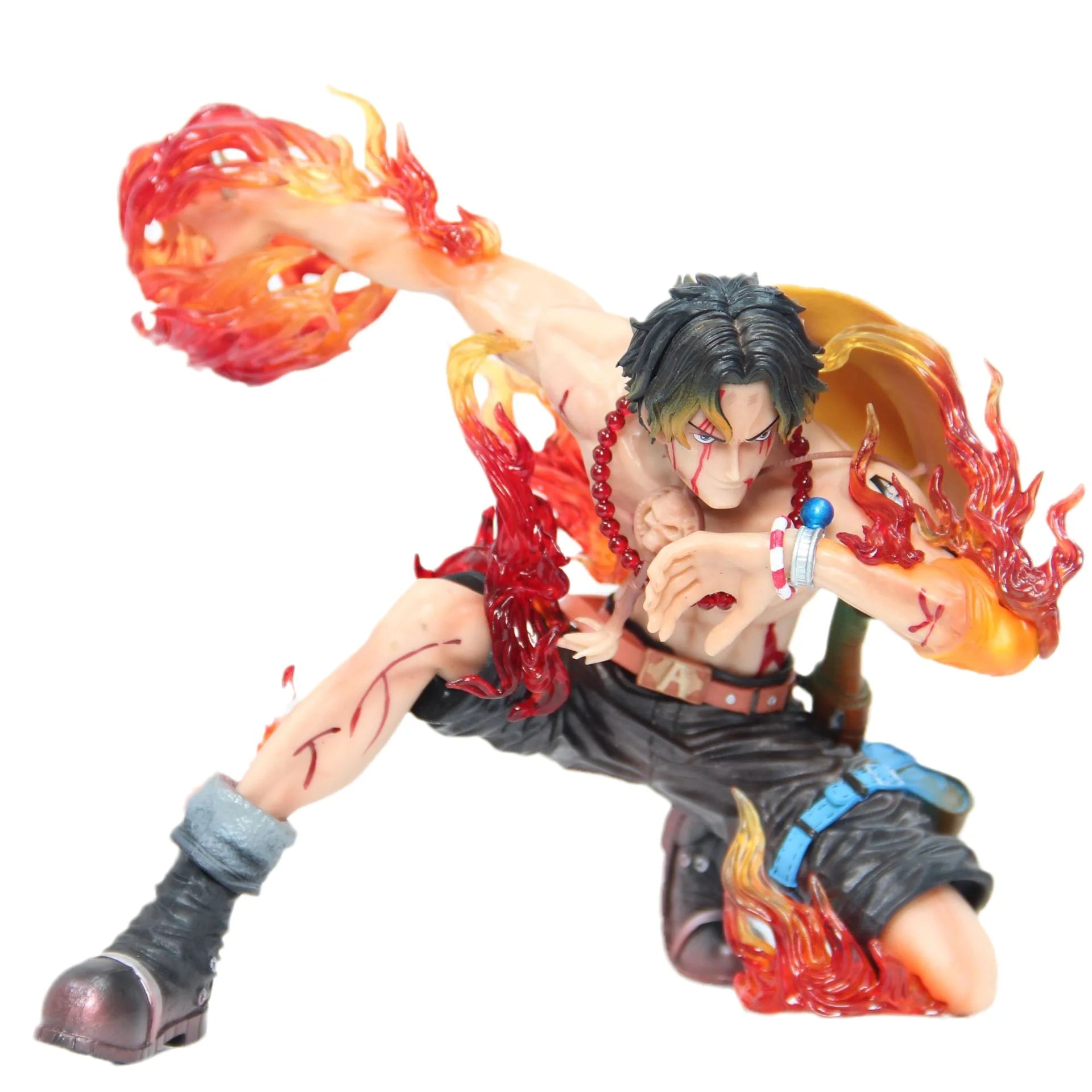16cm One Piece Anime Ace Figure Action Figurine The Top War Portgas D Ace Action Figure Model Statue Model Collection Toys Gift