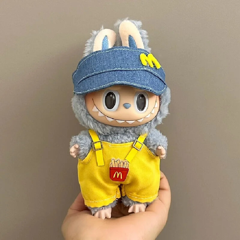 Labubu Baby Clothes 17cm Labubu Cloth Clothes Blind Box No Doll Skirt Set Cute Dress Changing Toys Cross border Wholesale