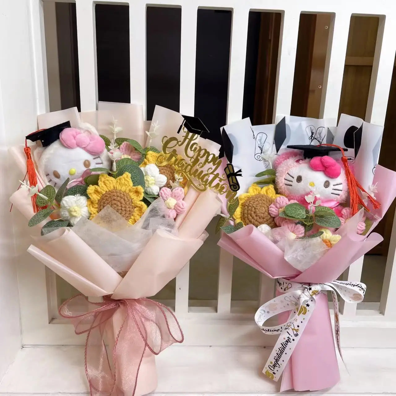 Cartoon Anime Series Plush Kids Toys Graduation Bouquet Children's Day Valentine's Day  Birthday Christmas Graduation Gifts