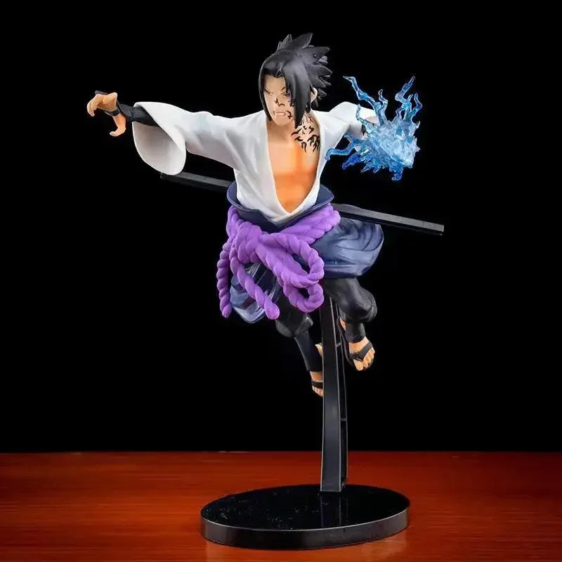 Bandai 20cm Naruto Anime Sasuke Figure Action Figures UchihaCartoon Toys PVC Modle Gift Kids Children Toys Doll Naruto Figurine