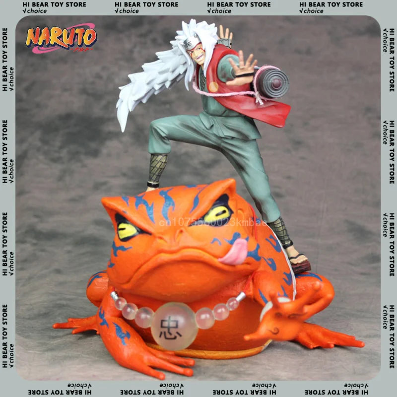Jiraiya Figure Manga Naruto Gama-Bunta Action Figurine 23cm PVC Model Decoration Collectible Desktop Children GK Toys Gifts