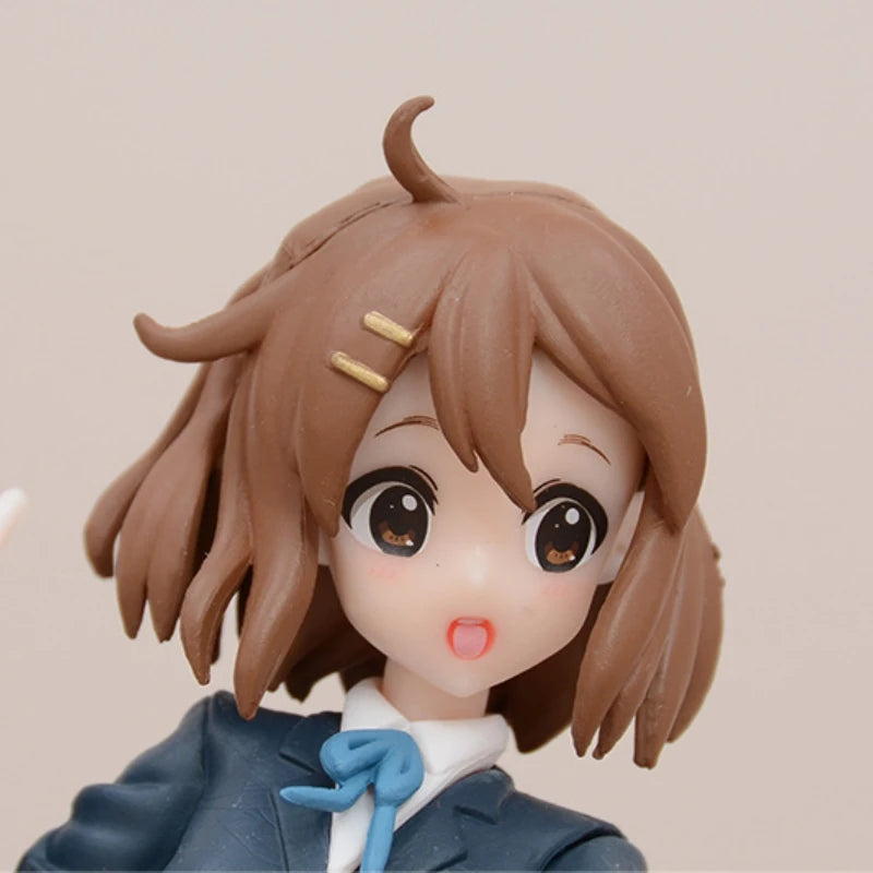 20cm K-On Hirasawa Yui Akiyama Mio Beautiful Girls Anime Figure Model Statue Collection Desktop Decoration Ornament Toys Gifts