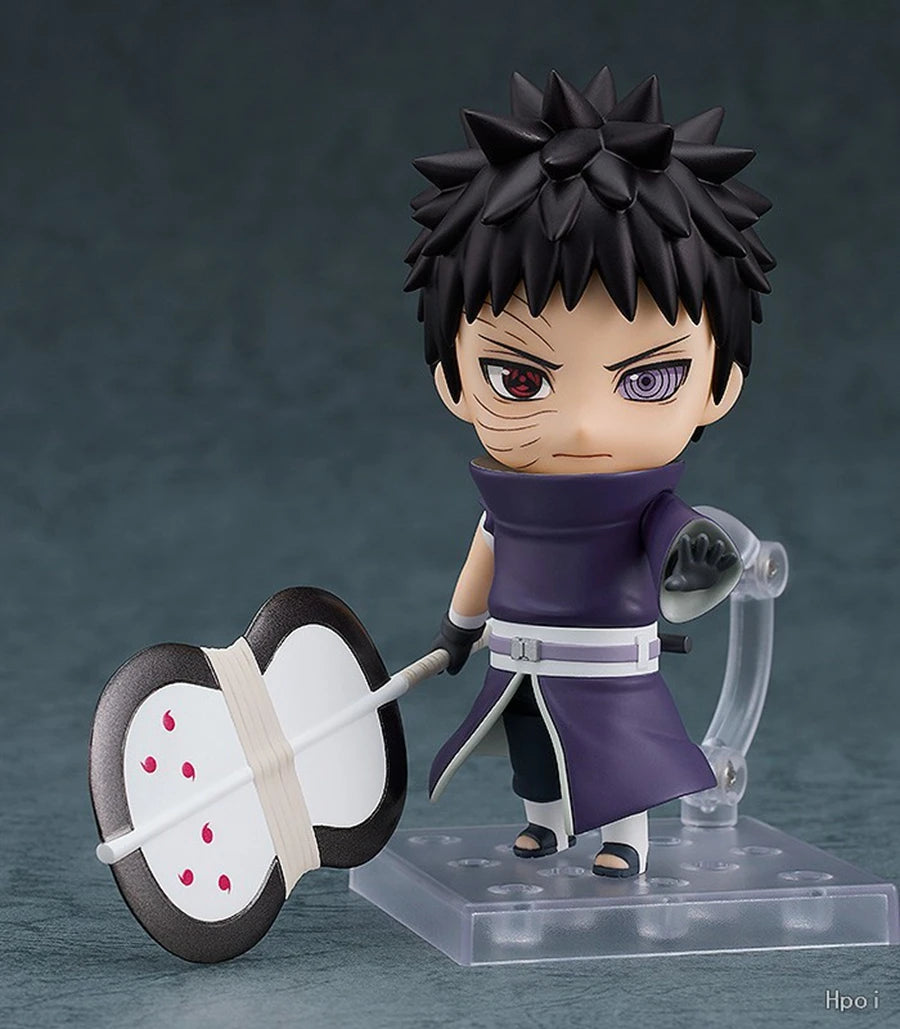 10cm #2120 Uchiha Obito Action Figure Naruto Anime Figure Ten Tail Jinchuriki Obito Figurine PVC Collection Model Doll Toys Gift