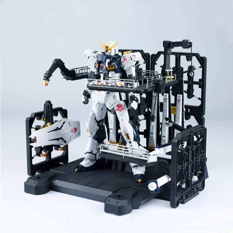 Gundam Assembly Model 1/144 Universal Hangar Anime Action Figures Collectible Prepare The Platform New Toys Gifts for Kids