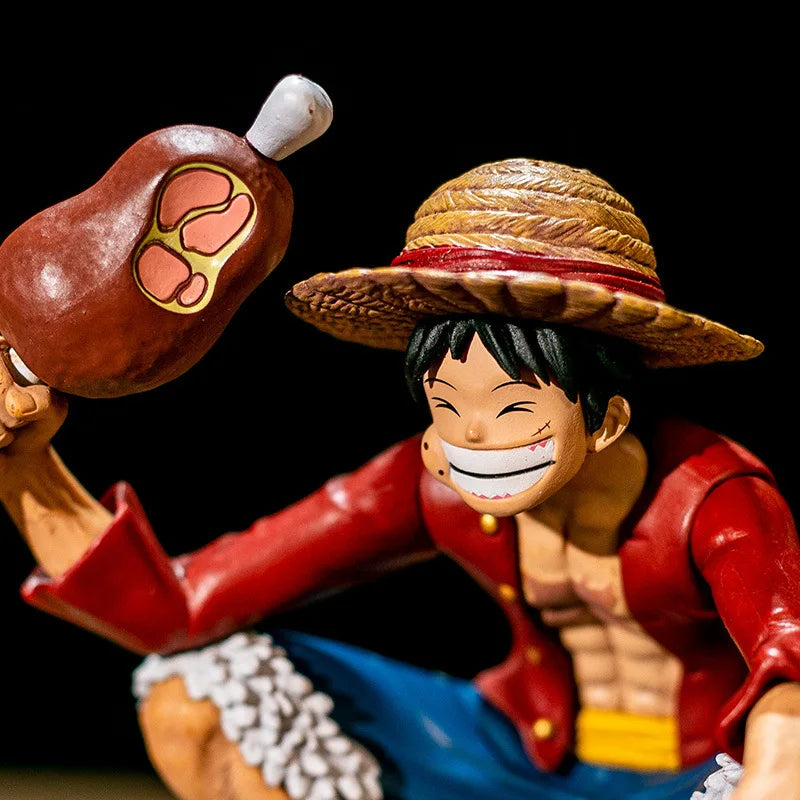 15cm One Piece Anime Figures Straw Hat Monkey D Luffy Action Figure Model Pvc Statue Doll Statue Model Collection Toys Gift