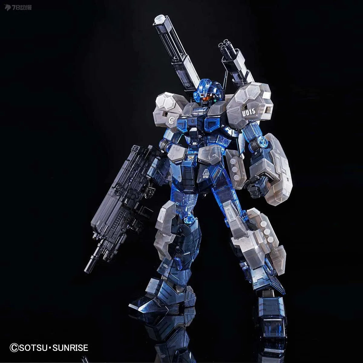 Bandai Original MODEL KIT GUNDAM MG 1/100 SCHEGAR JESTA B C CLEAR COLOR Anime Action Figure Assembly Model Toys Gifts for Boys