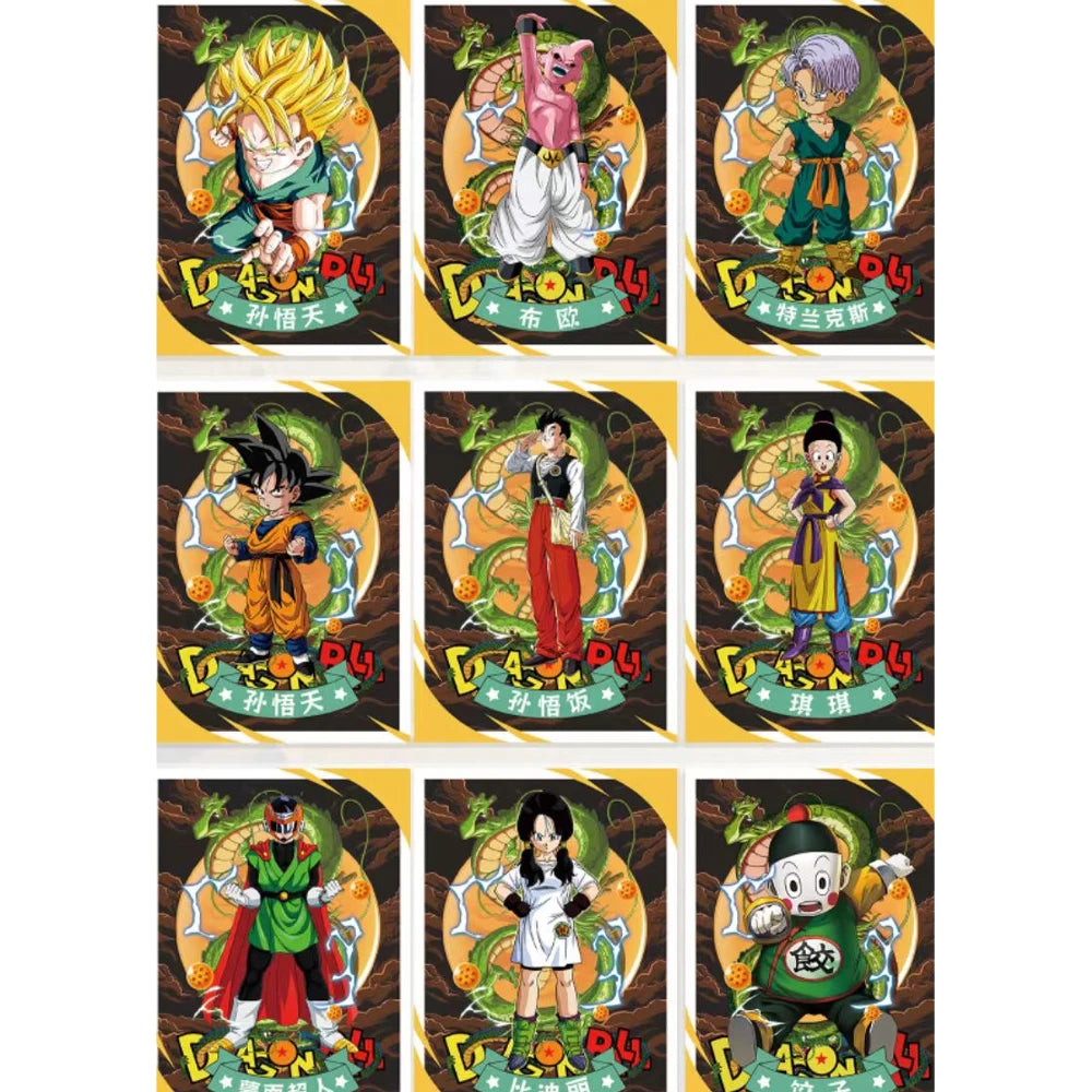 New DongKa Dragon Ball 2 Anime Collectible Card Goku Vegeta Sayajins Freeza Rare Character Card Halloween Christmas Gift