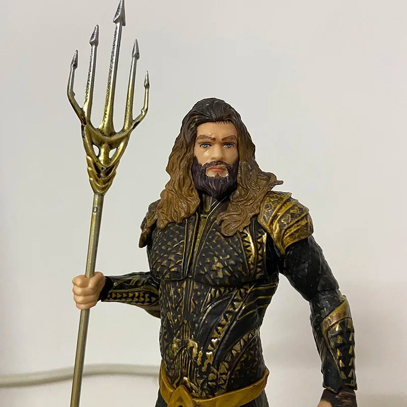 ARTFX Aquaman Action Figure Flash Cyborg Wonder Woman Marvel Bruce Wayne Batman Figurine Collectible Model Toys Boyfriends Gifts