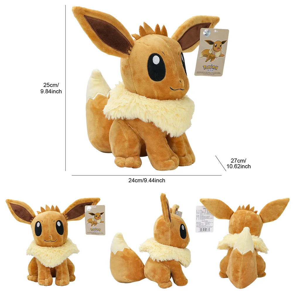 POKEMON Big Size Eevee Umbreon Sylveon Leafeon Espeon Glaceon Plush Toy Anime Stuff Doll Collection Kawaii Gift for Kid