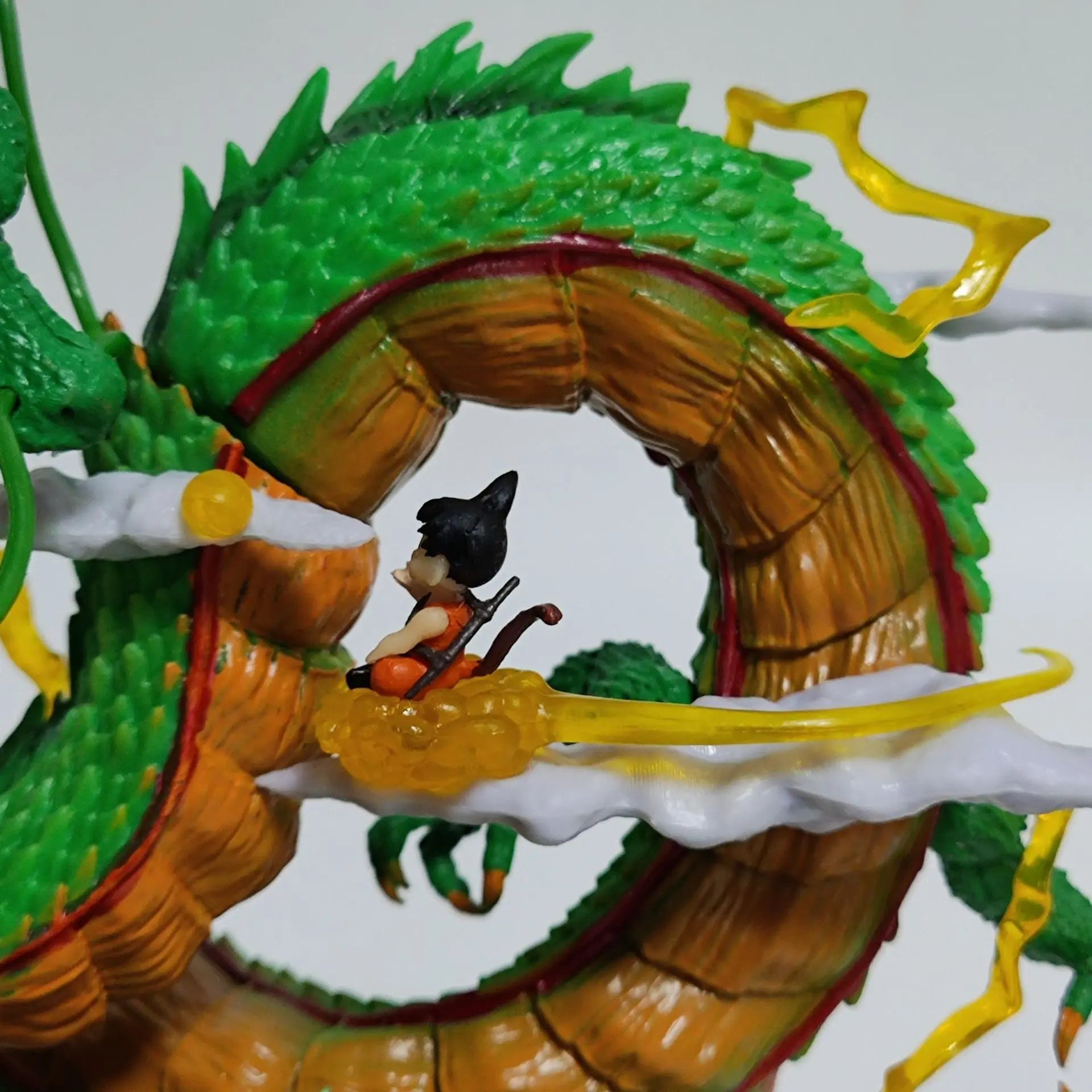 24cm Dragon Ball Anime Figure Shenron Figure Goku And Shenron Figurine Model Pvc Statue Doll Collection Decoration Room Toy Gift