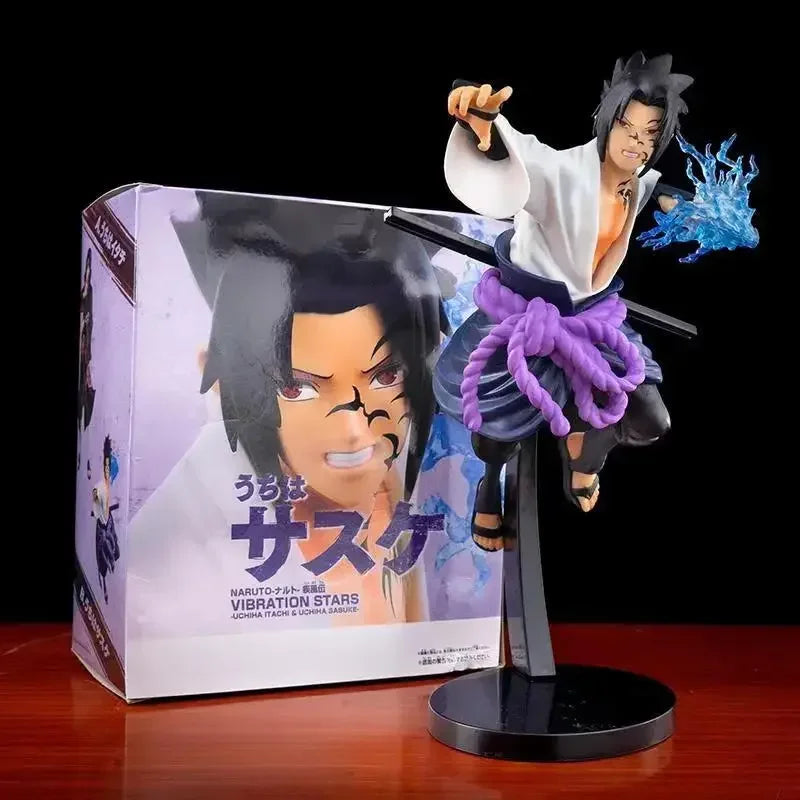 Bandai 20cm Naruto Anime Sasuke Figure Action Figures UchihaCartoon Toys PVC Modle Gift Kids Children Toys Doll Naruto Figurine