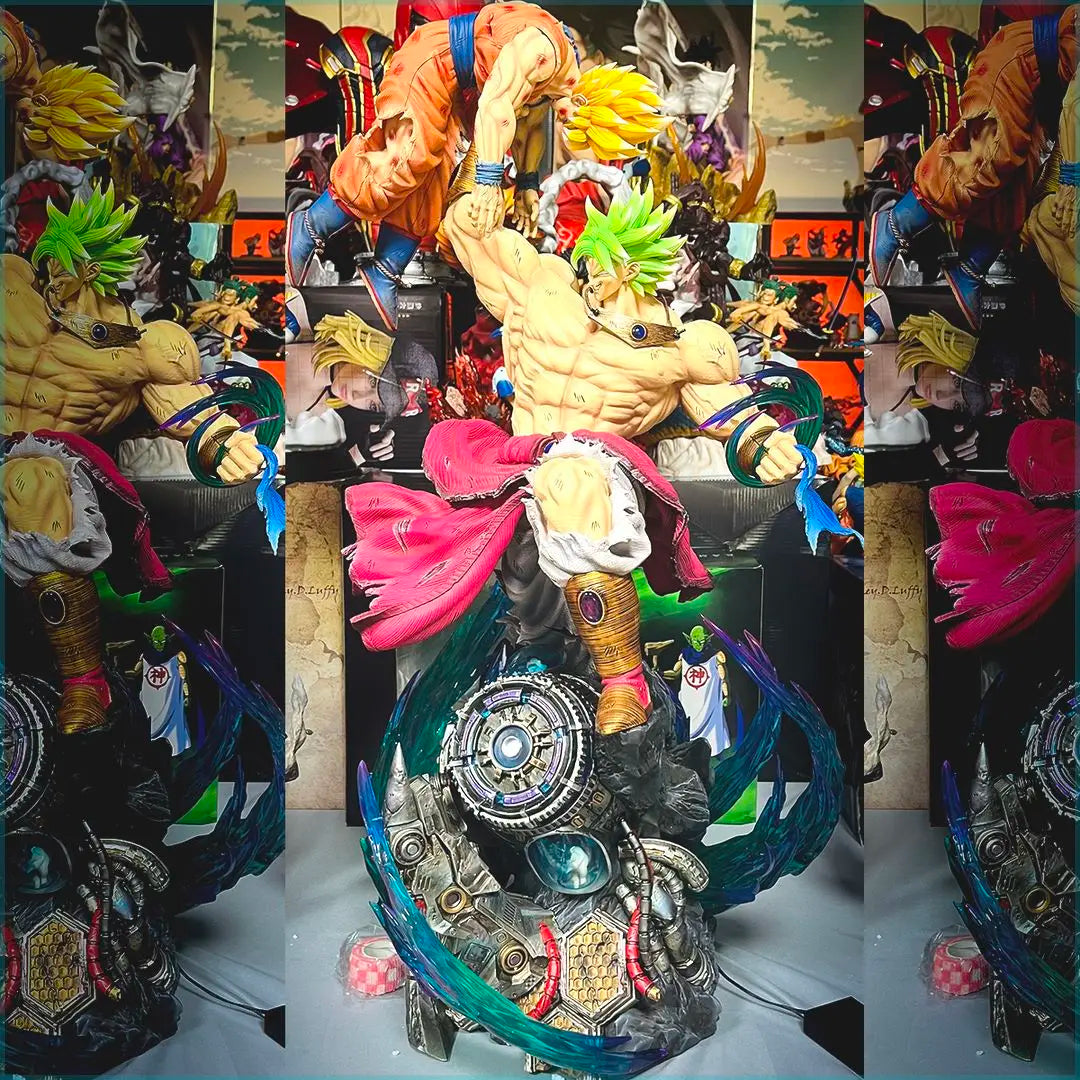 Broli Vs Goku Anime Figure Dragon Ball Broli 28cm Figurine Pvc Statue Model Doll Desk Decoration Collectible Toys Christmas Gift Dragon Ball Collectible Figure