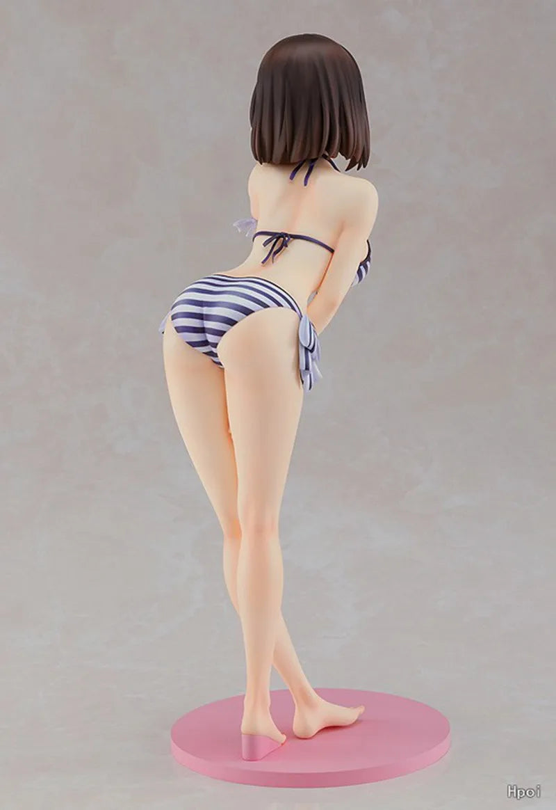 19CM Anime Megumi Kato Swimsuit Ver Figure Saekano How To Raise A Boring Girlfriend Pajamas Figure Action Figures Model Toys