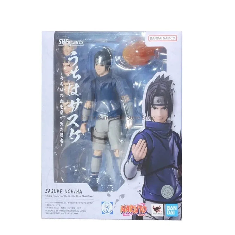 NARUTO S.H.Figuarts SASUKE Ninja Prodigy of  the Uchiha Clan Bloodline Anime Action Figure Toys Model Toy Gifts