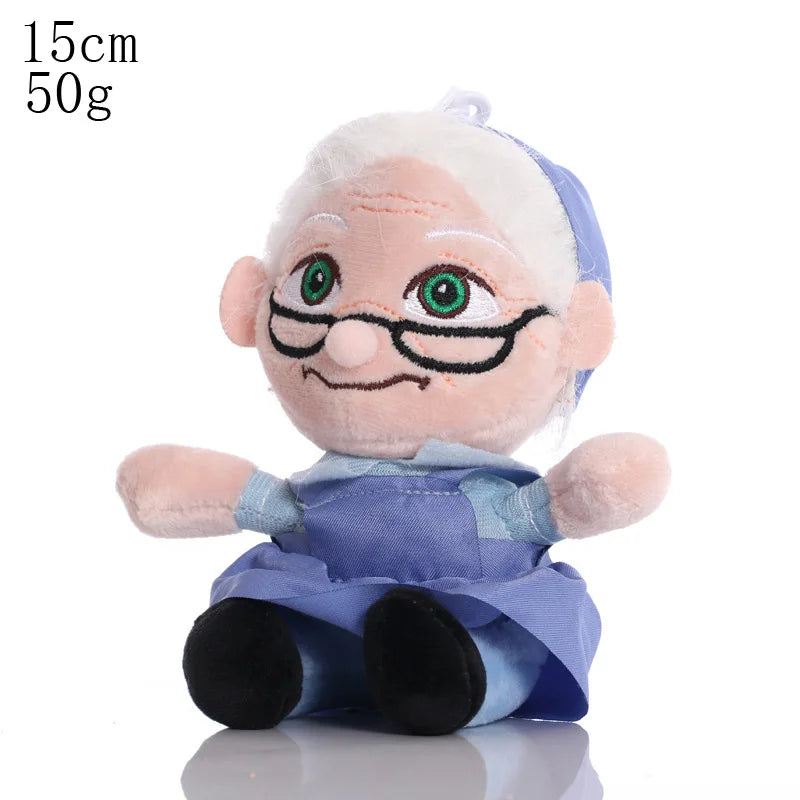 Disney Pixar Movie UP Plush Toys Cartoon Carl Grandfather Grandmother Stuffed Doll Toy For Children Brinquedo Gifts