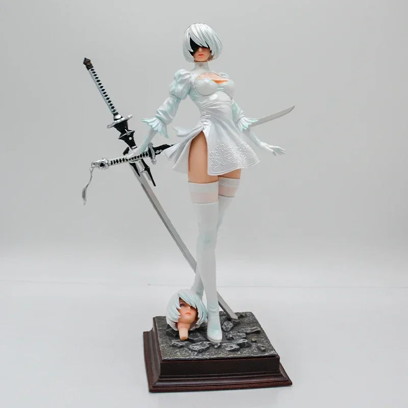 18cm NieR:Automata Ver1.1a YoRHa No.2 Type B Anime Girl Figure NieR Automata YoRHa No.9 Type 9S/2B Action Figure Model Doll Toys