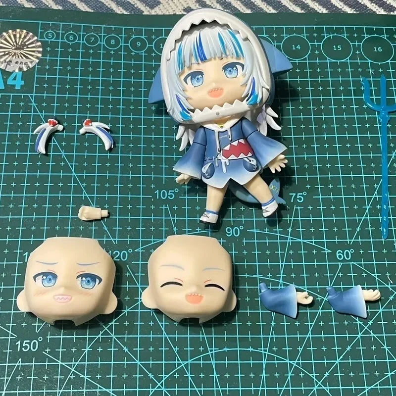 Anime Cute Shark Hololive Action Figure Gk Kawaii Gawr Gura Figure Kindergarten Ver Figurine PVC Collectible Peripheral Gifts