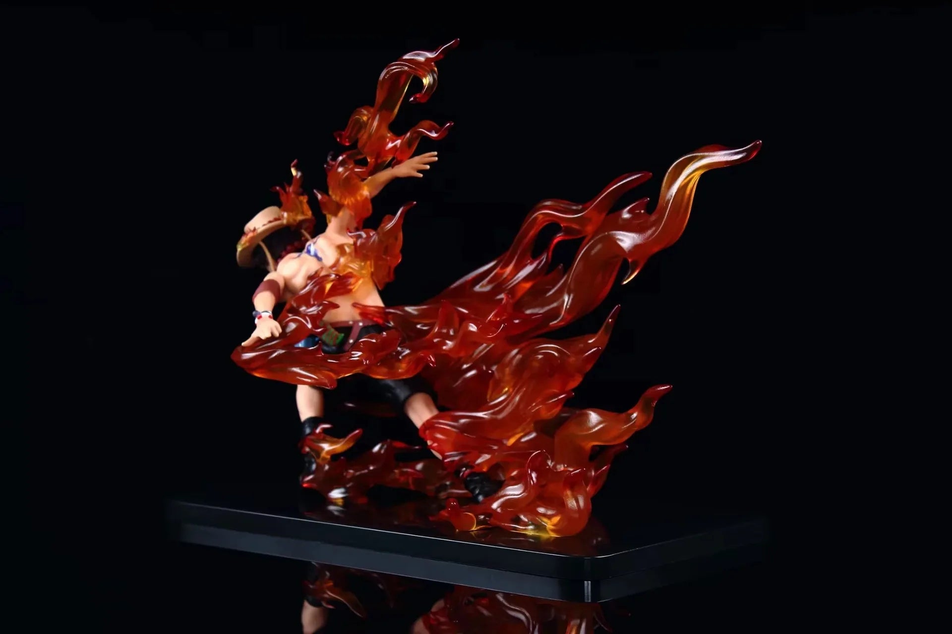 27cm Anime One Piece Portgas D Ace Drifting Ver. GK PVC Action Figure Game Statue Collection Model Kids Toys Doll Gifts