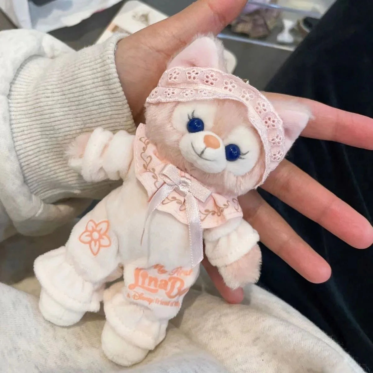 Disney Plush Toys Doll Keyring Keychain Stellalou Shelliemay Linabell Kawaii Bag Pendant Lovely Girl Heart Cute Gifts Hot