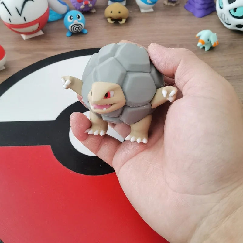 Anime Graveler Golem Geodude Action Figure Proportion World 1:20 Diy 3d Printing Kawaii Character Collection Model Kids Toy Gift