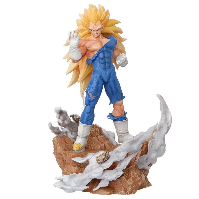 38cm Dragon Ball Anime Figure Super Saiyan Qilin Vegeta Qilin Wukong Figure  PVC Model Collection Toys friend birthday present