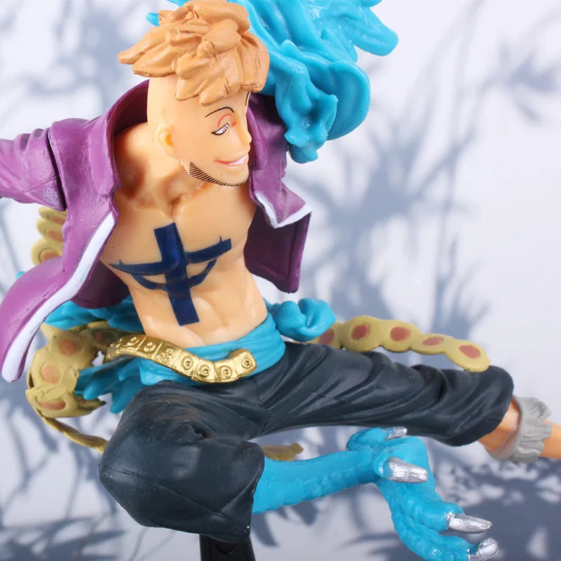 One Piece 15CM Marco Anime Action Figure Figurine Iu Immortal Birds Gk Model Pvc Statue Toys Collection Room Decor Doll Gifts