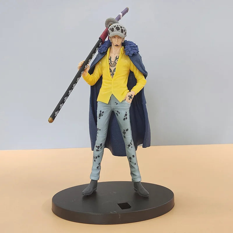 20cm Japanese Anime Figure One Piece DXF Wano Country Trafalgar Law PVC Statue Collection Model Toys Gifts