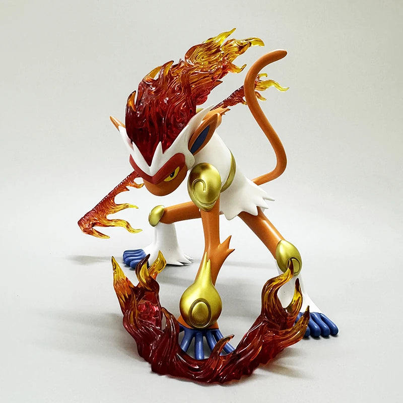 new Pokemon Infernape Gk Stereoscopic Atlas Action Figure Collectible pvc Model Toys Cartoon Decor Figurine kids Birthday Gift