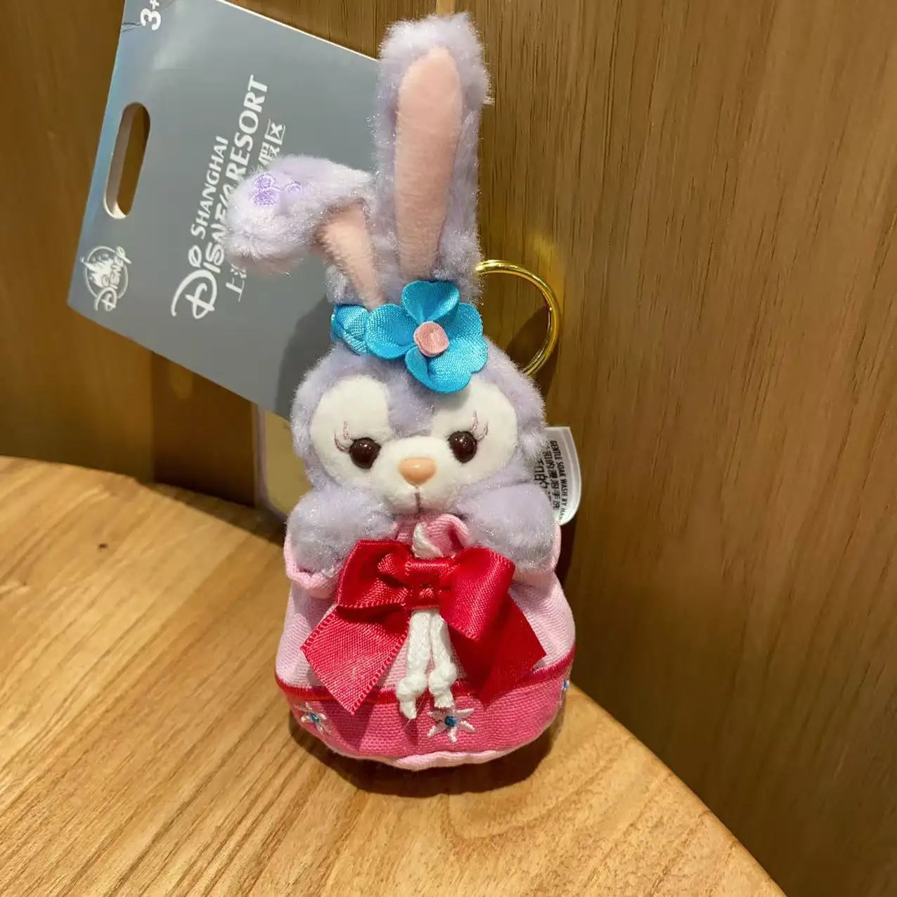Disney Stellalou Duff Anime Figure Plush Keychain and Bag Pandent Stuffed Animals Rabbit and Bear Peluche Bag Decorations