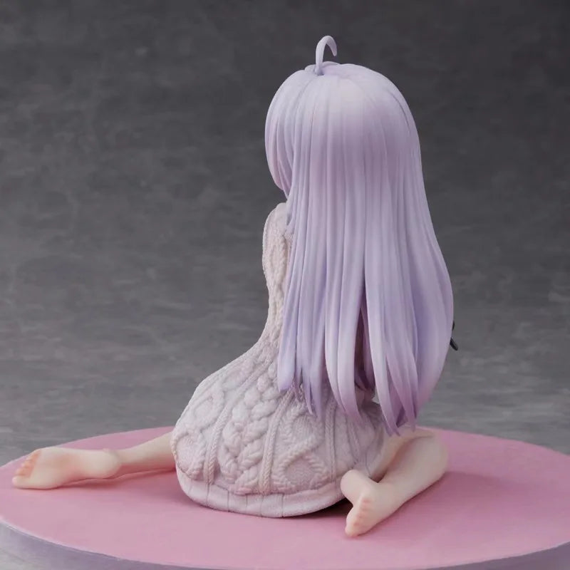 15cm The Journey Of Elaina Anime Figures Gk Model Elaina Sweater Doll Collect Models Action Figure Room Decor Friend Gift Toys