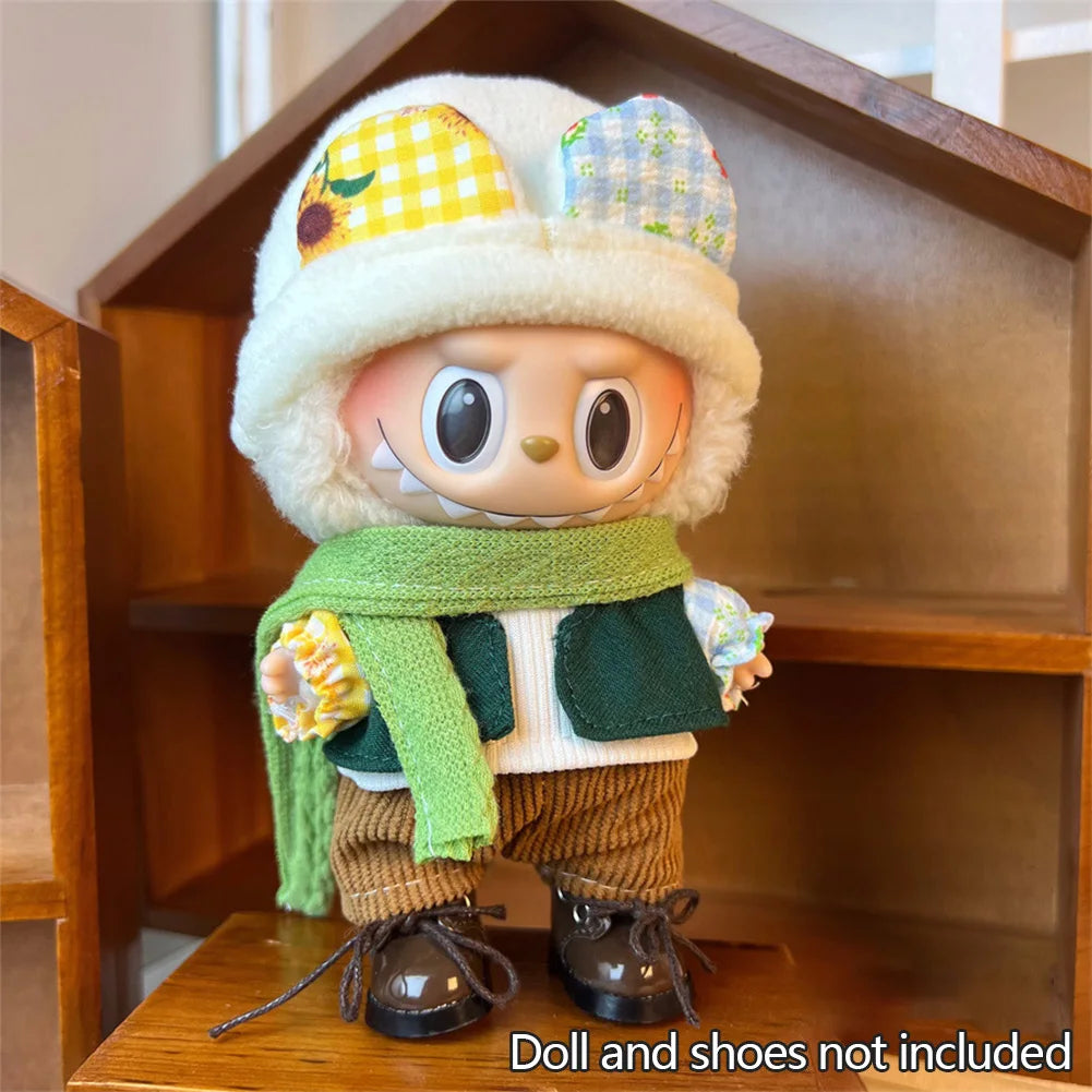For 17cm Labubu Set High-Quality Clothes Set Multiple Styles Doll Accessories Labubu Clothes