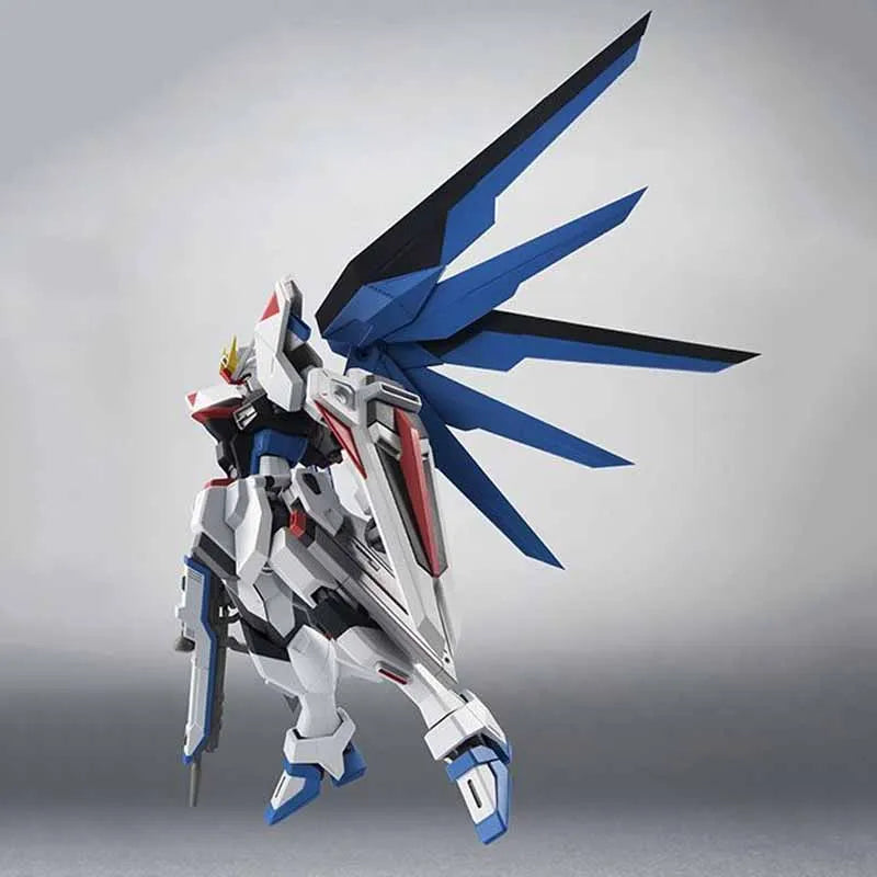 Bandai Original MODEL KIT ROBOT SPIRITS FREEDOM GUNDAM Action Figure Model Toys Gifts For boys Collectible Foam box sends