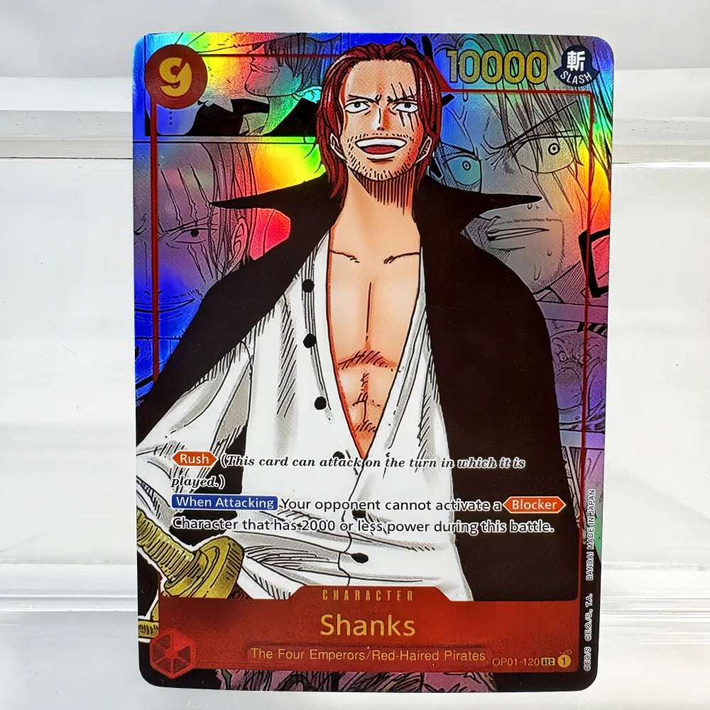Anime One Piece OPCG Card English Version Shanks/Monkey.D. Luffy/Portgas.D. Ace Game Anime Collection Proxy Cards