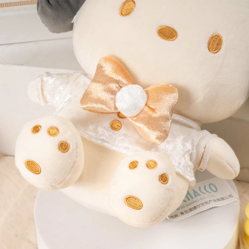 Sanrio Kawaii Kuromi Melody Pochacco Cinnamoroll Hello Kitty Plush Toy Stuffed Doll Birthday Presents For Children