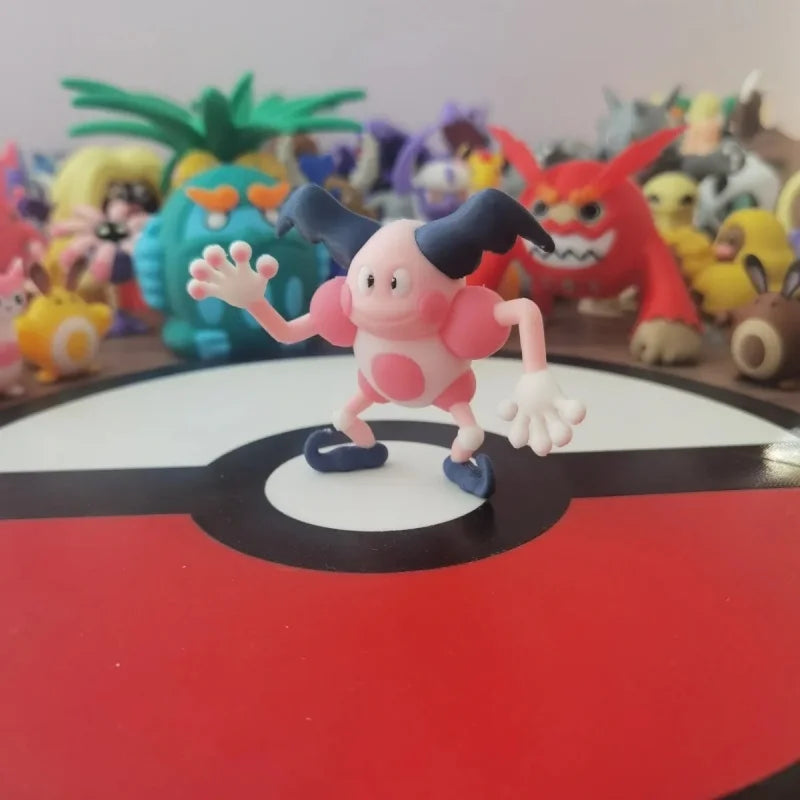 Cartoon Character Mr.Mime Scale World 1:20 Action Figure 3d Print Model Cute Doll Desktop Collection Decoration Kid Toy Gift