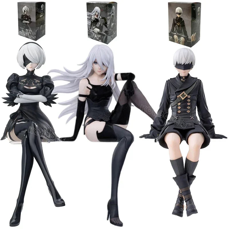18cm NieR:Automata Ver1.1a YoRHa No.2 Type B Anime Girl Figure NieR Automata YoRHa No.9 Type 9S/2B Action Figure Model Doll Toys