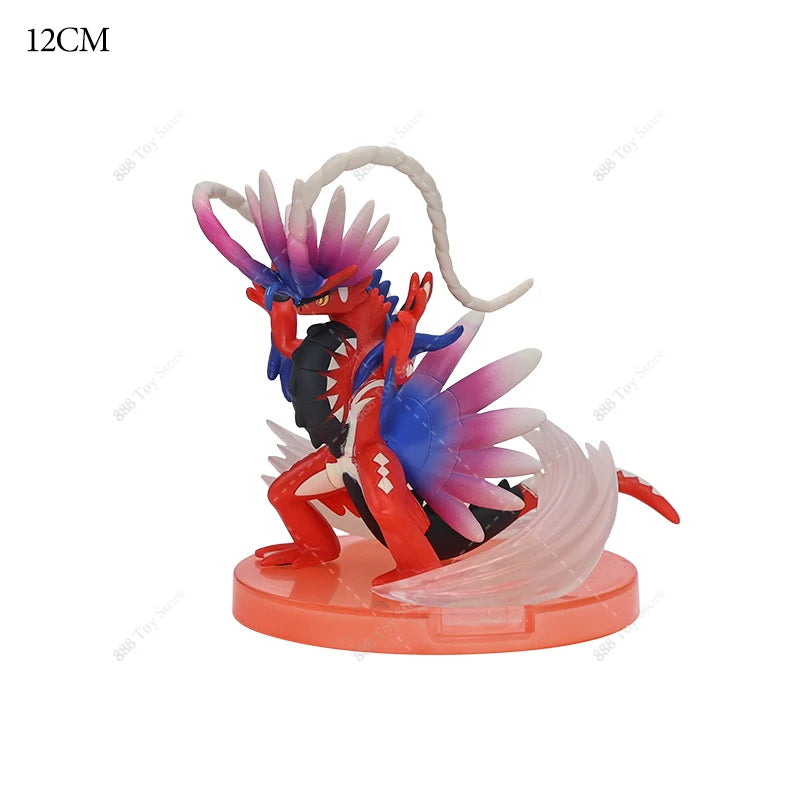 12cm Pokemon Figure Koraidon Miraidon Scarlet and Violet Collection Figurine Toys PVC Action Model Series Dolls Peripherals Gift