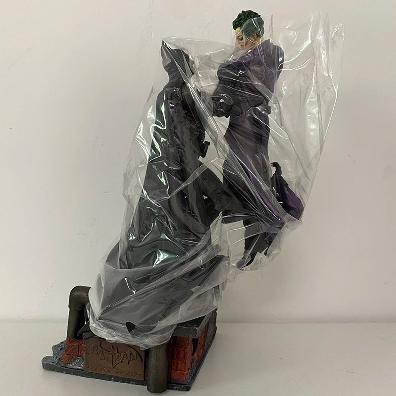 Batman VS Joker Action Figure Arkham Comic Anime Bruce Wayne Joker Figure With Base Big Statue Collection Model Halloween Gifts