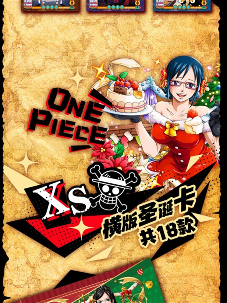 New One Piece Card Straw Hat Pirate Luffy Zoro Nami Classic Anime Character Collection Card Toys Gifts
