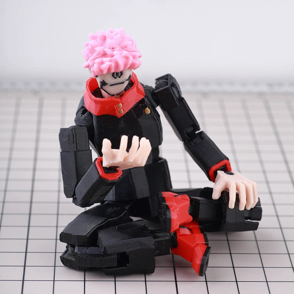 VIP-Dropshipping 9L3D Printed Anime Characters Lucky Dummy 13 Action Figures Multi-Jointed Movable Shapeshift Mannequin Toys