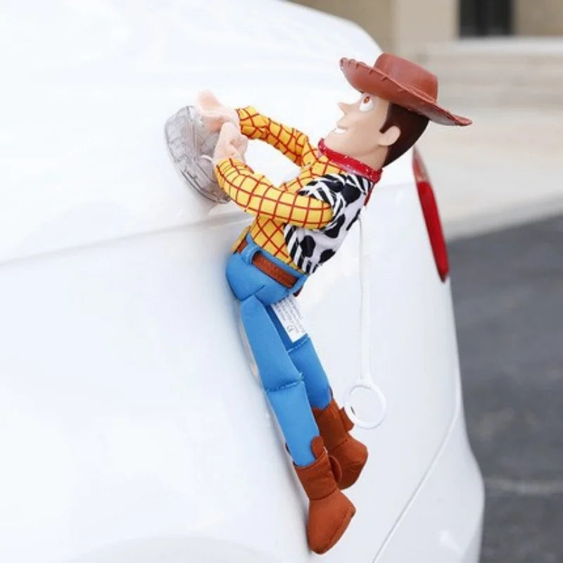 Toy Story Sherif Woody Buzz Lightyear Car Dolls Plush Toys Outside Hang Toy Cute Auto Accessories Car Decoration 25/35/45CM