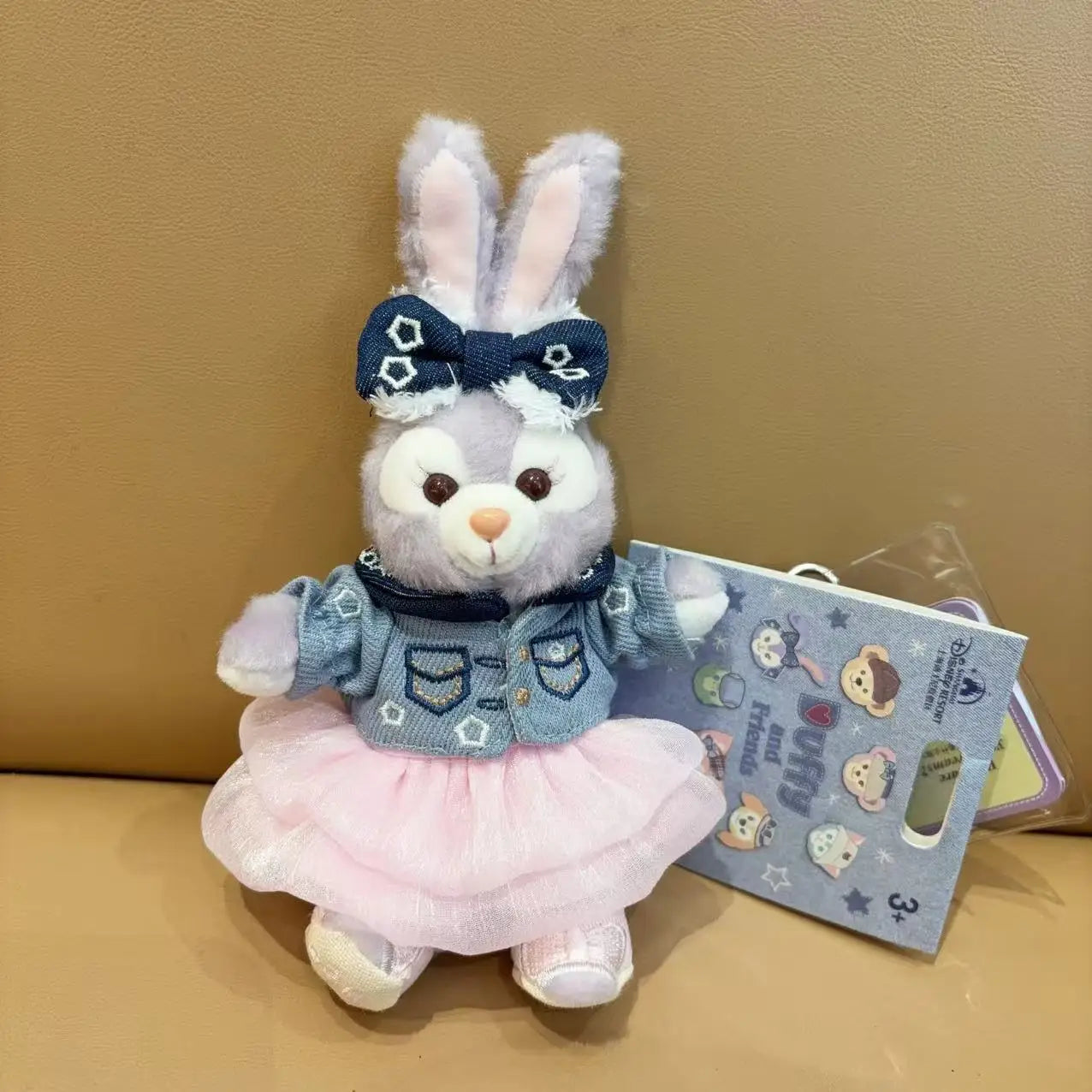Disney Stellalou Duff Anime Figure Plush Keychain and Bag Pandent Stuffed Animals Rabbit and Bear Peluche Bag Decorations