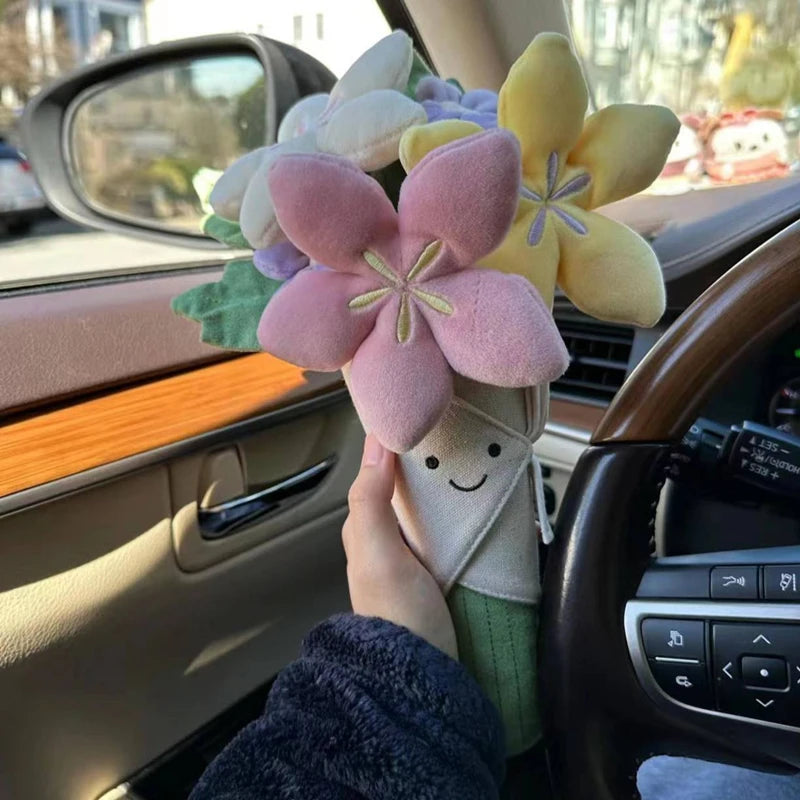 Interesting Plush Bouquet, Tulips, Potted Plants, Plush Dolls, Lovely And Soothing Bouquets, And Graduation Day Gifts For Girls.