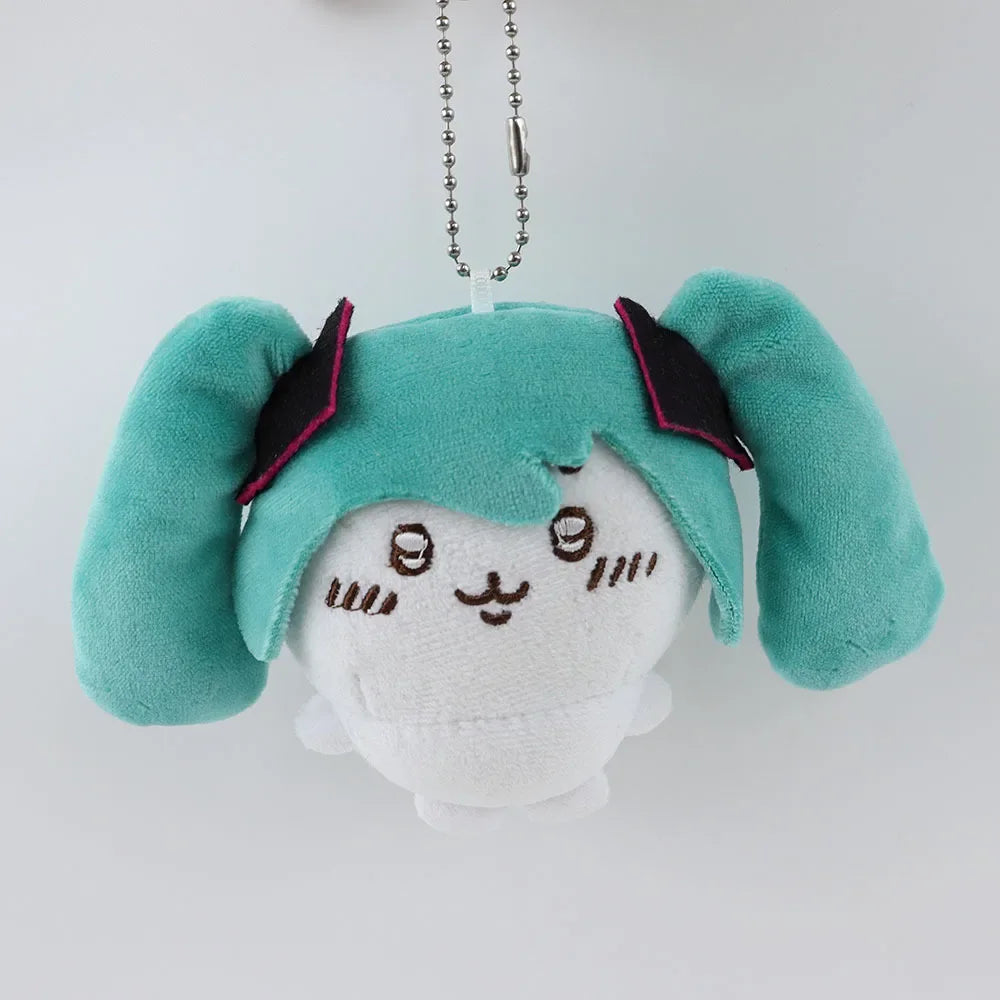 Cartoon Fit Hatsune Plush Doll Chiikawa Kawaii Toy USAgi Co-branded Doll Plush Toy Cute Bag Pendant Girls Holiday Gift
