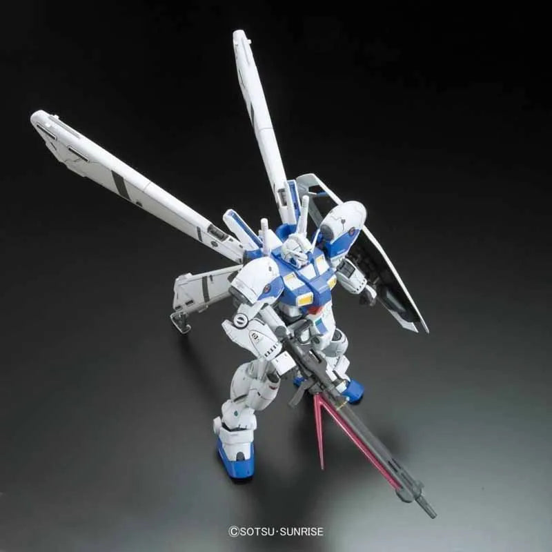 Bandai Original MODEL KIT GUNDAM RE 1/100 ALL  JAGD DOGA  ZAKU Anime Action Figure Assembly Model Toys  Model Gifts for Boys
