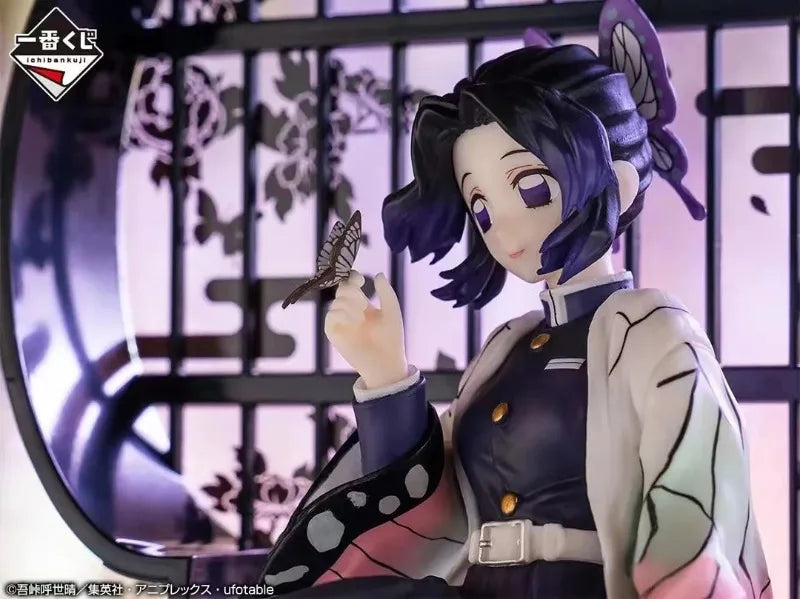 In Stock Original Bandai  Ichibankuji Demon Slayer The Will To Kill DemonsⅡ  Kochou Shinobu Figure Anime Model Toy Gift