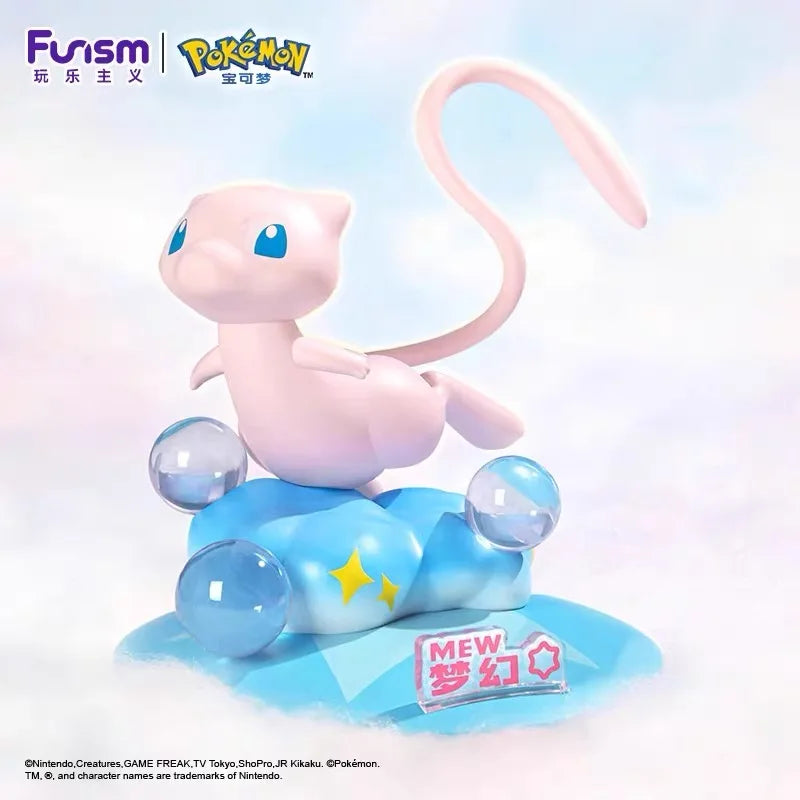 Pokemon Cute Dragonite Mew Dolls  Anime Action Figures Collect Model Ornaments Children's Toy Birthday Gifts