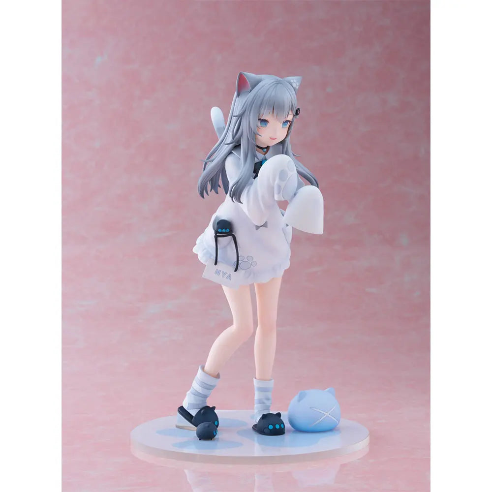 22CM Anime Nachoneko Figure Stand Animation Model Toys Gifts Collection Desktop Decoration PVC kawayi Girl Action Figures Pvc